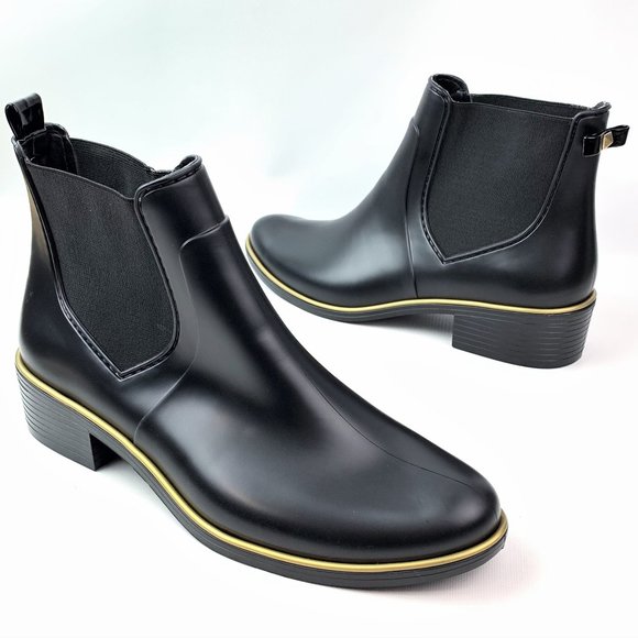 Kate Spade Sedgewick Rubber Chelsea Rainboots - Picture 1 of 12